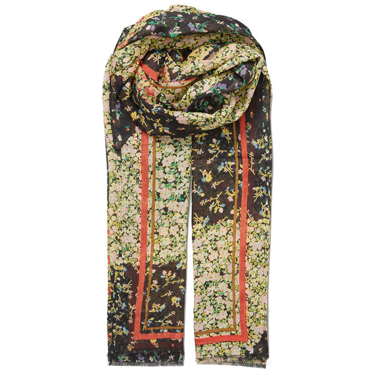 Zinnia Corga Scarf Black, Becksöndergaard Halsdukar & Sjalar