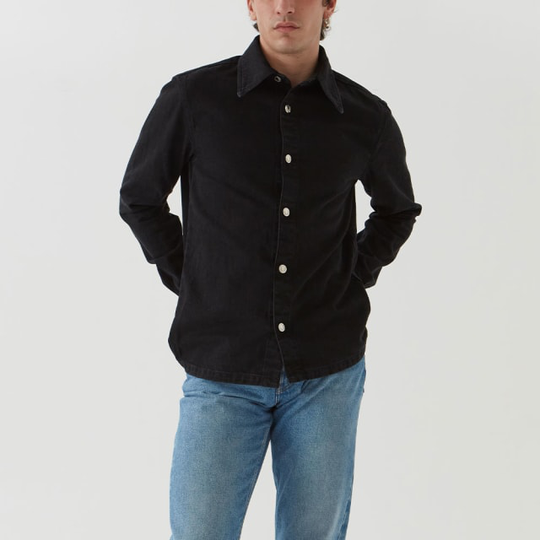 Palak Shirt Rinsed Black