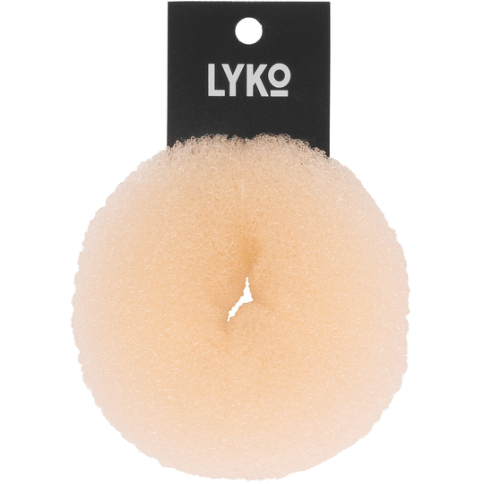 LYKO Hair Bun Large White Donut Big White