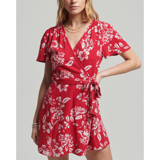 Vintage Mini Wrap Dress