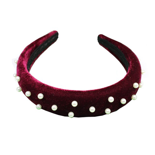 LYKO Diadem Velvet Pearl Red