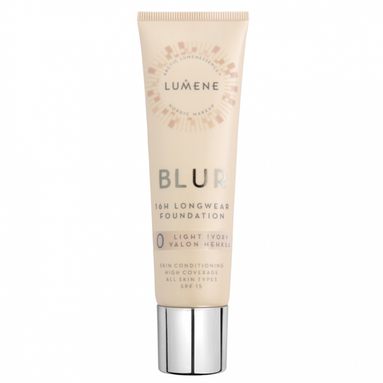 Lumene Blur 16H Longwear Foundation SPF 15 0 Light Ivory