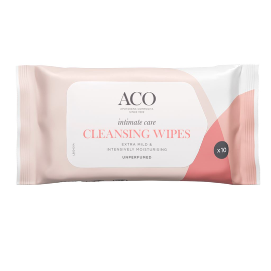ACO Intimate Care Cleansing Wipes Intimrengöringsservetter 10 st