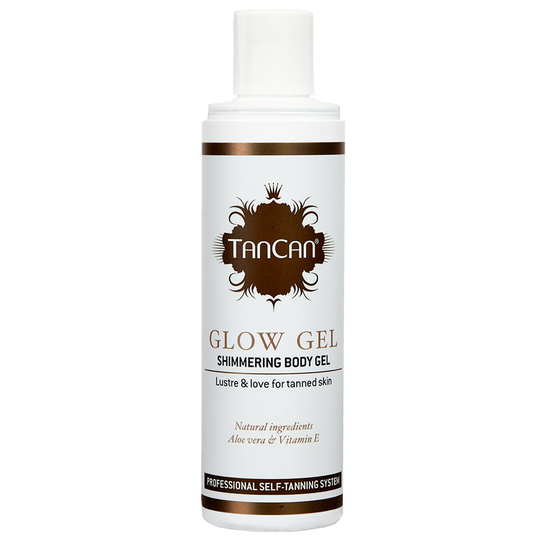 Glow Gel - Shimmering Gel, TanCan Brun utan sol (BUS)