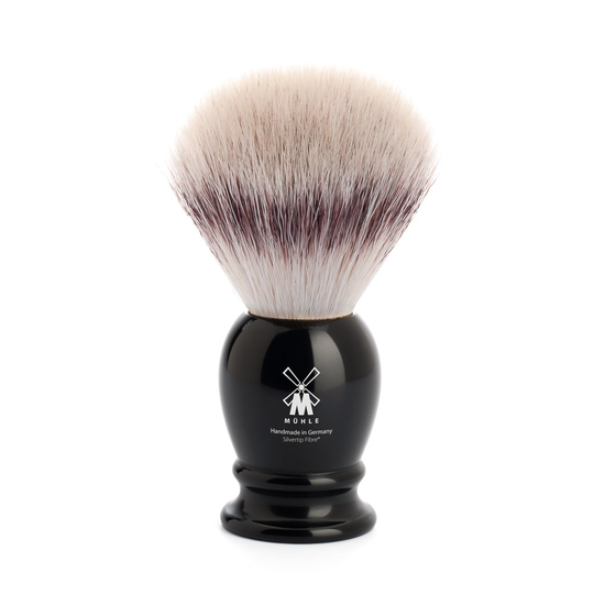 Mühle Syntetisk Rakborste Classic Resin Black Silvertip Fibre-L