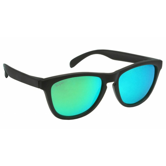 Haga Optik Fernie Rubber Black - Green Mirror Polarized lens