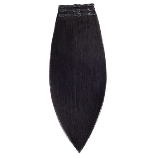 Rapunzel of Sweden Clip-On Set Original 3 Pieces 1.0 Black 50cm
