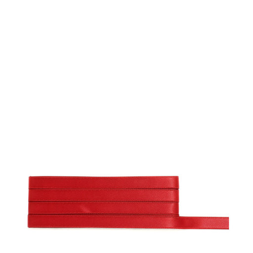 Rött Satinband 10 mm, 4 meter
