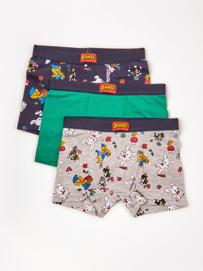 3-pack boxershorts med Bamse