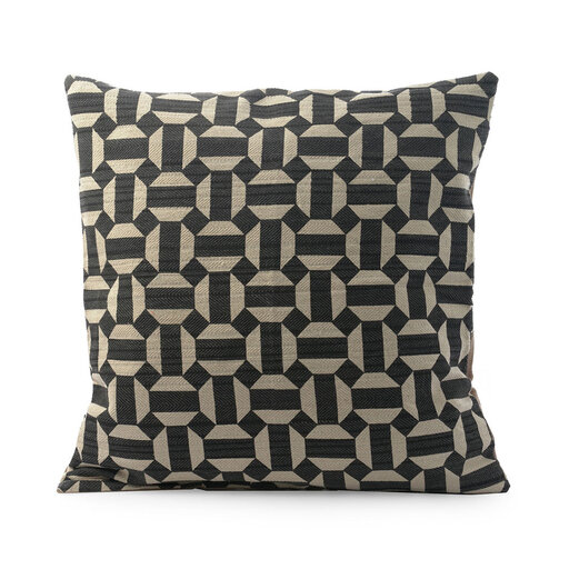 Kuddfodral 50x50 Black Printed Diamond