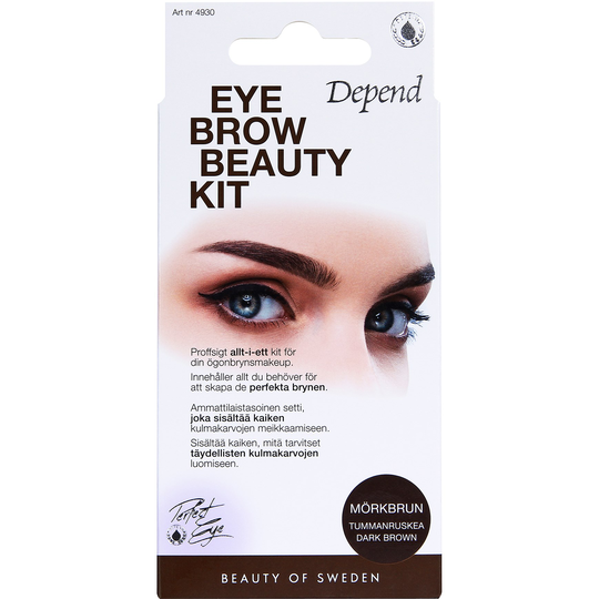 Depend Perfect Eye Eyebrow Beauty Kit Dark Brown