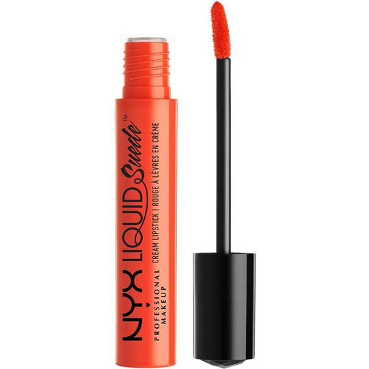 NYX PROFESSIONAL MAKEUP Liquid Suede Cream Lipstick Orange Conty