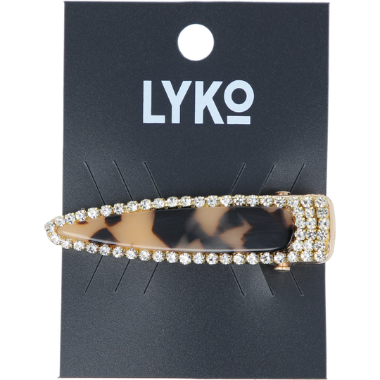 LYKO Hair Clip Animalprint Stones