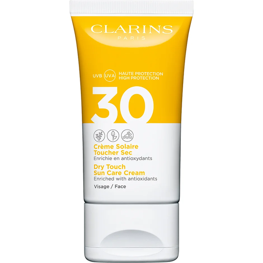 Clarins Dry Touch Sun Care Cream For Face, 50 ml Clarins Solskydd & Solkräm