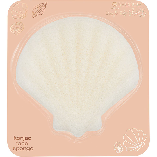 Cute As Shell Konjac Face Sponge, essence Ansiktsrengöring