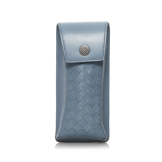 Bottega Veneta Intrecciato Leather Glasses Case