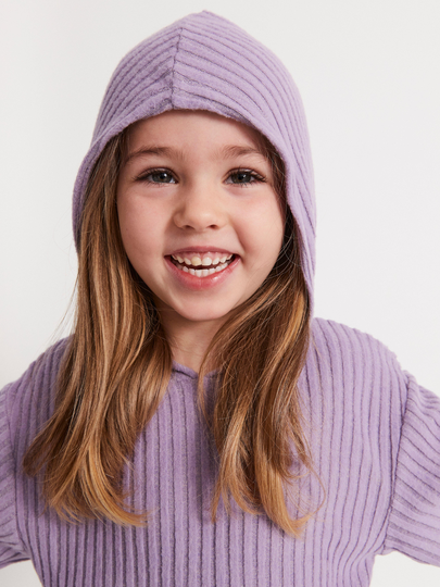 Ribbad hoodie