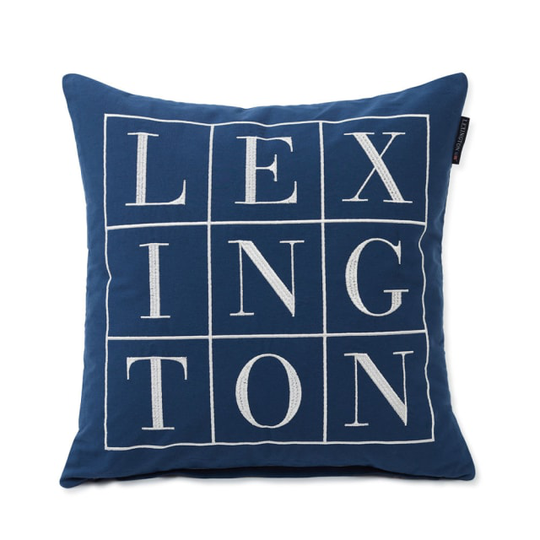 Sham Logo Cotton Twill Pillow Cover