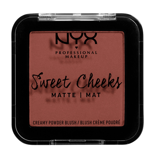 NYX Professional Makeup Sweet Cheeks Creamy Powder Blush Matte Totally Chill