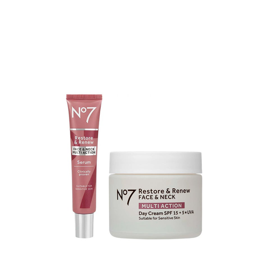 Skincare Essential Duo - Restore & Renew, No7 Hudvård