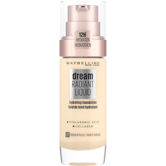 Maybelline New York Radiant Liquid Foundation 001 Natural Ivory
