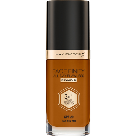 Max Factor Facefinity All Day Flawless Foundation 100 Sun Tan