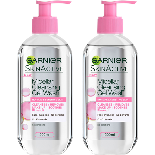 Garnier Skin Active Micellar Cleansing Gel Wash Duo