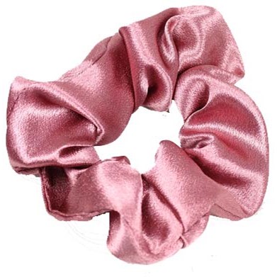 LYKO Enfärgad Scrunchie I Silklook Old pink