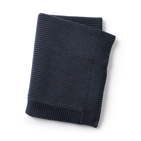 Stickad Ullfilt - Juniper Blue
