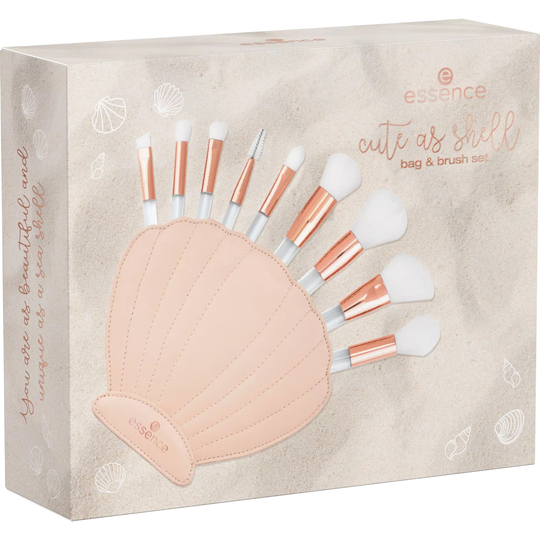 essence Cute As Shell Bag & Brush Set