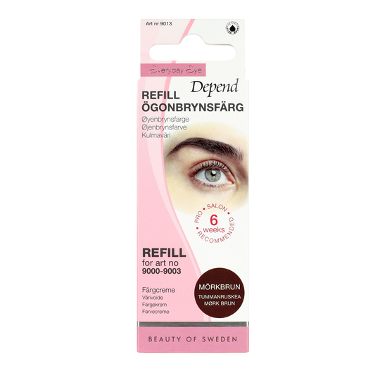 Depend Everyday Eye Ögonbrynsfärg Refill Mörkbrun