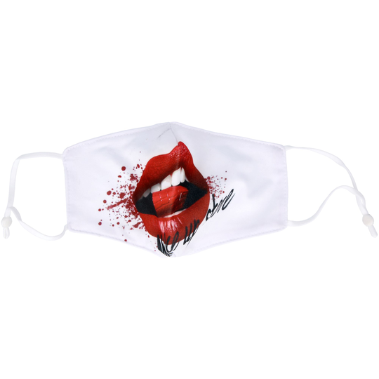 Make Up Store Face Mask Red Lips White