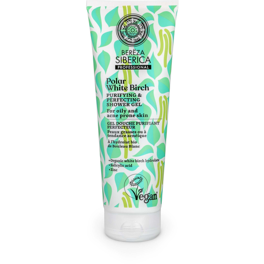 Natura Siberica Polar White Birch Purifying & perfecting shower gel 20