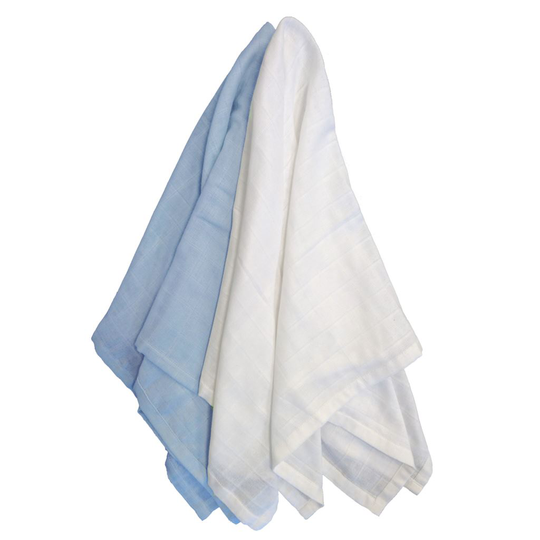 SUMMERVILLE Organic Muslinfilt GOTS Forever Blue 2-pack