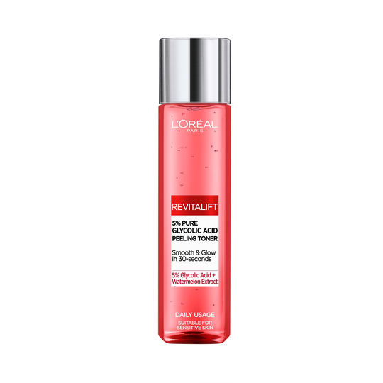 Loreal Paris Revitalift Peeling Toner 5% Pure Glycolic Acid 180 ml