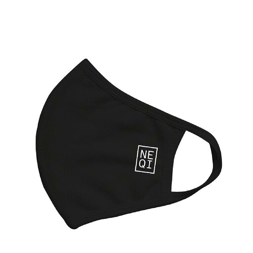 Reusable Face Mask Black, S-M 3-pack