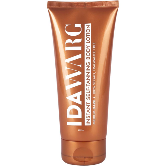 Instant Self-Tanning Body Lotion Medium Dark, 200 ml Ida Warg Brun utan sol - Kropp