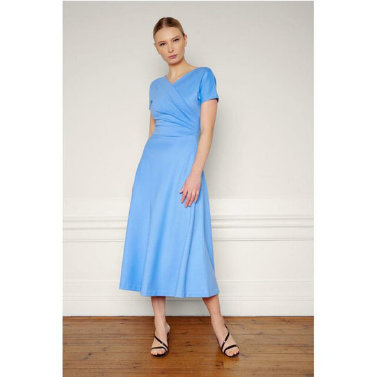 Anis Ecovero Dress Corn Blue