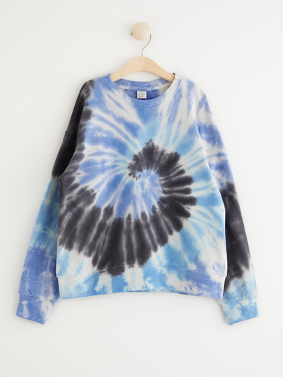 Batikmönstrad sweatshirt