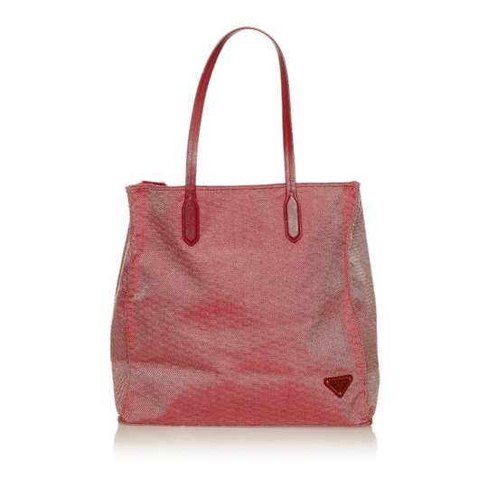 Prada Canvas Tote Bag