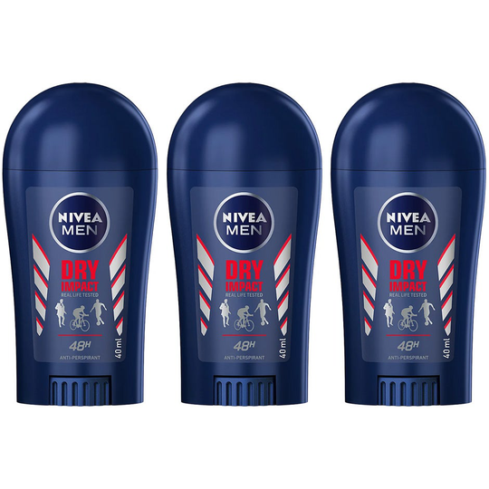 MEN Dry Impact Deostick Trio, Nivea Hudvård