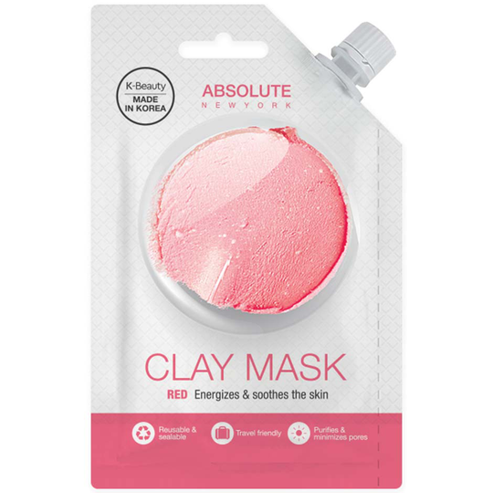 Spout Red Clay Mask, 25 g Absolute New York Ansiktsmask