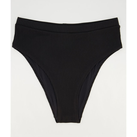 Highwaist Bikini Briefs - Black