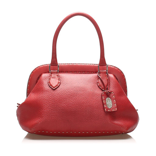 Fendi Selleria Leather Handbag