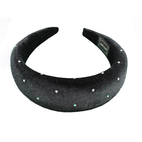 LYKO Diadem Velvet Diamond Black