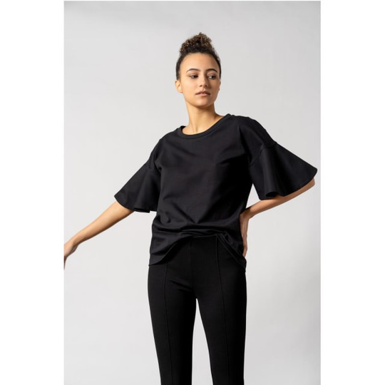 Coco Org Cotton Tee - Black