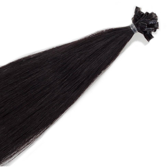 Rapunzel of Sweden Nail Hair Original Straight 50 cm 1.2 Black Brown