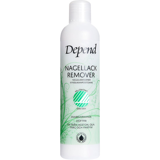 Depend Ecolabelled Svanen Remover, 250 ml Depend Nagellacksremover