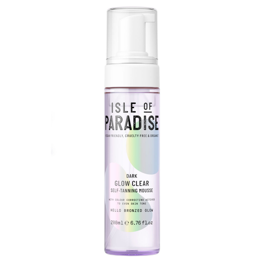 Isle of Paradise Glow Clear Self Tanning Mousse Dark