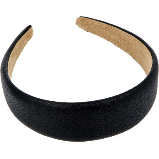 LYKO Diadem lether look Black